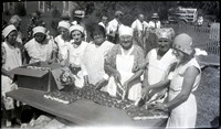 Ladies Baking at the fair, 1934, Wahoo Nebraska