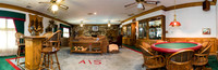 Panoramic of Amarillo Slim's den