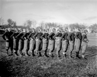 1921 football team line, Wahoo Nebraska